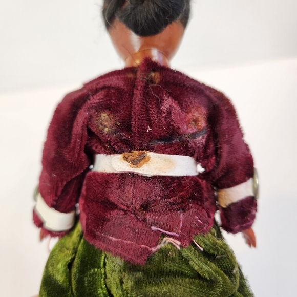 Vintage Native American Navajo Carlson Doll Woman Eyes Open Close First Nations - Picture 10 of 10